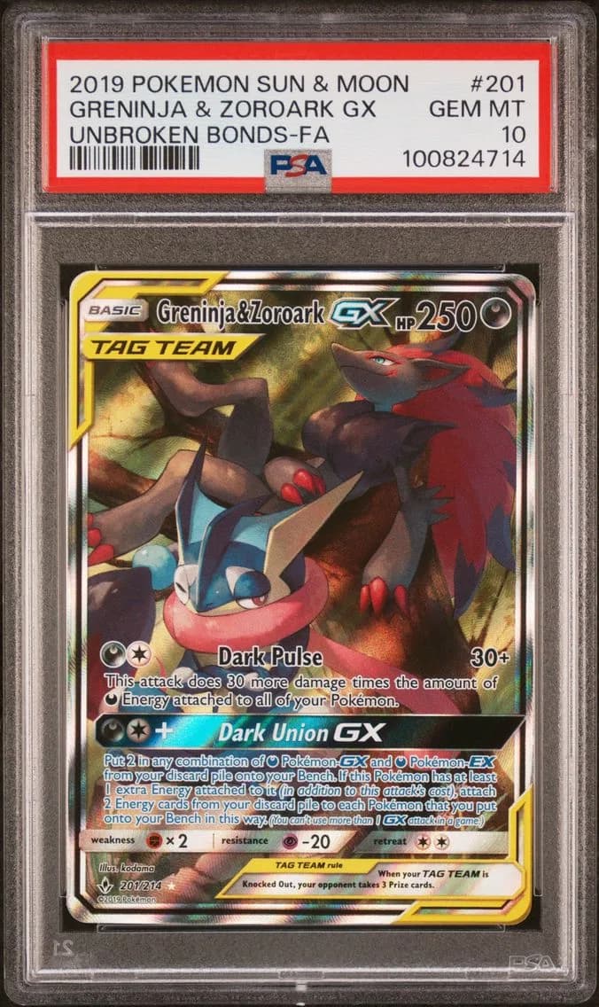 Greninja & Zoroark-GX slab