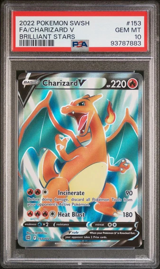Charizard V slab