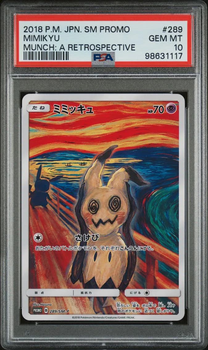 2018 #289 Mimikyu PSA 10 Japanese SM Promo