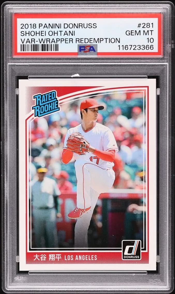 Shohei Ohtani Rookie slab