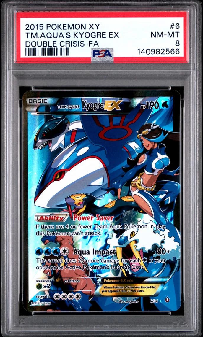 Team Aqua's Kyogre-EX slab