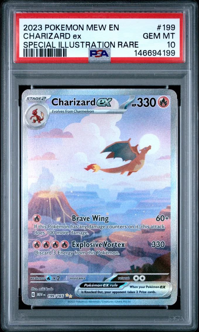 Charizard ex slab
