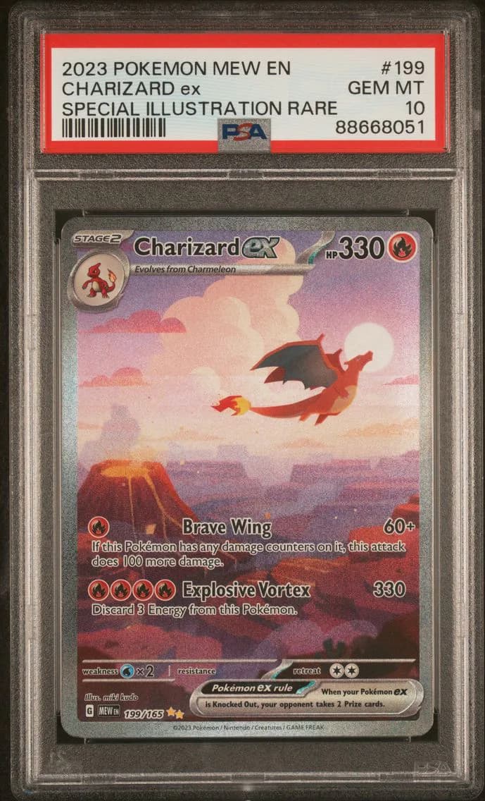 Charizard ex slab