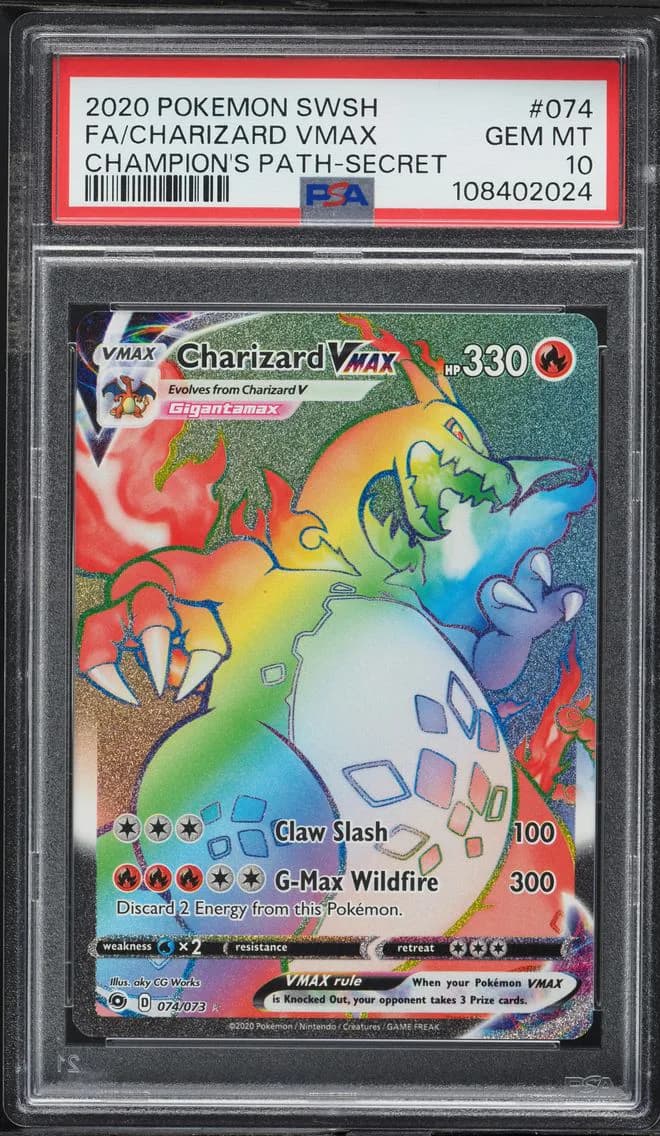 Charizard VMAX slab