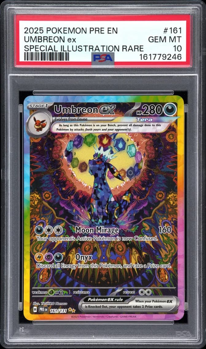 2025 #161 Umbreon EX PSA 10 Pre EN-Prismatic Evolutions
