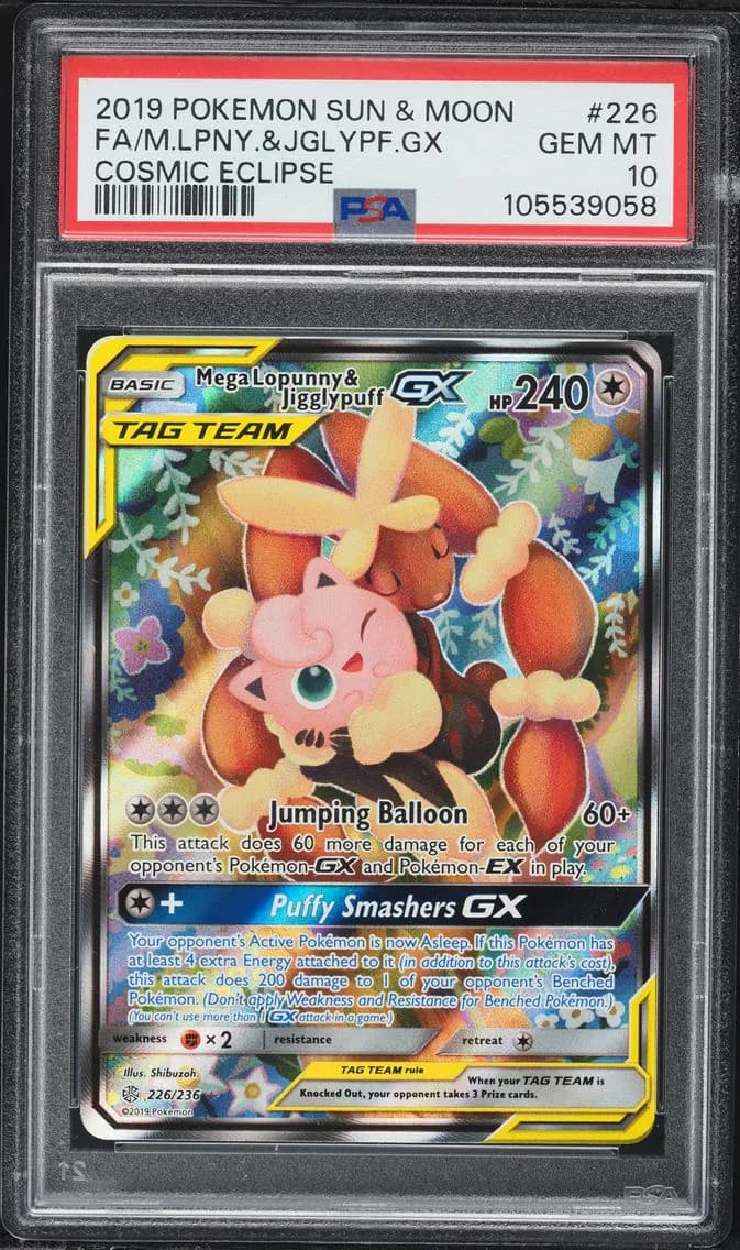 Mega Lopunny & Jigglypuff-GX slab