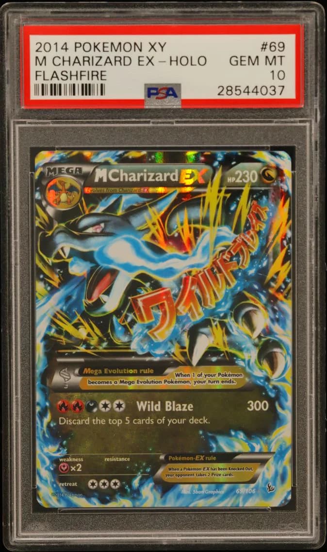 M Charizard-EX slab