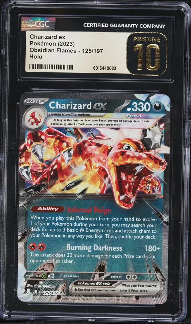 Charizard ex slab