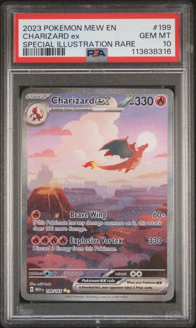 Charizard ex slab