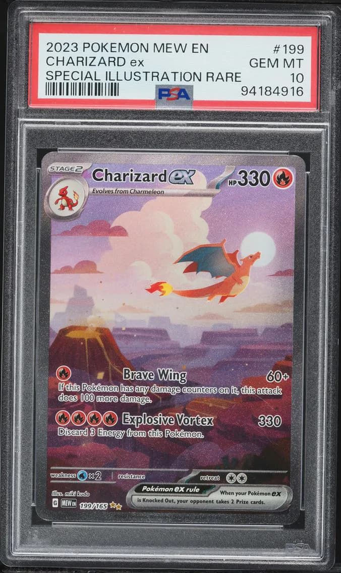 Charizard ex slab