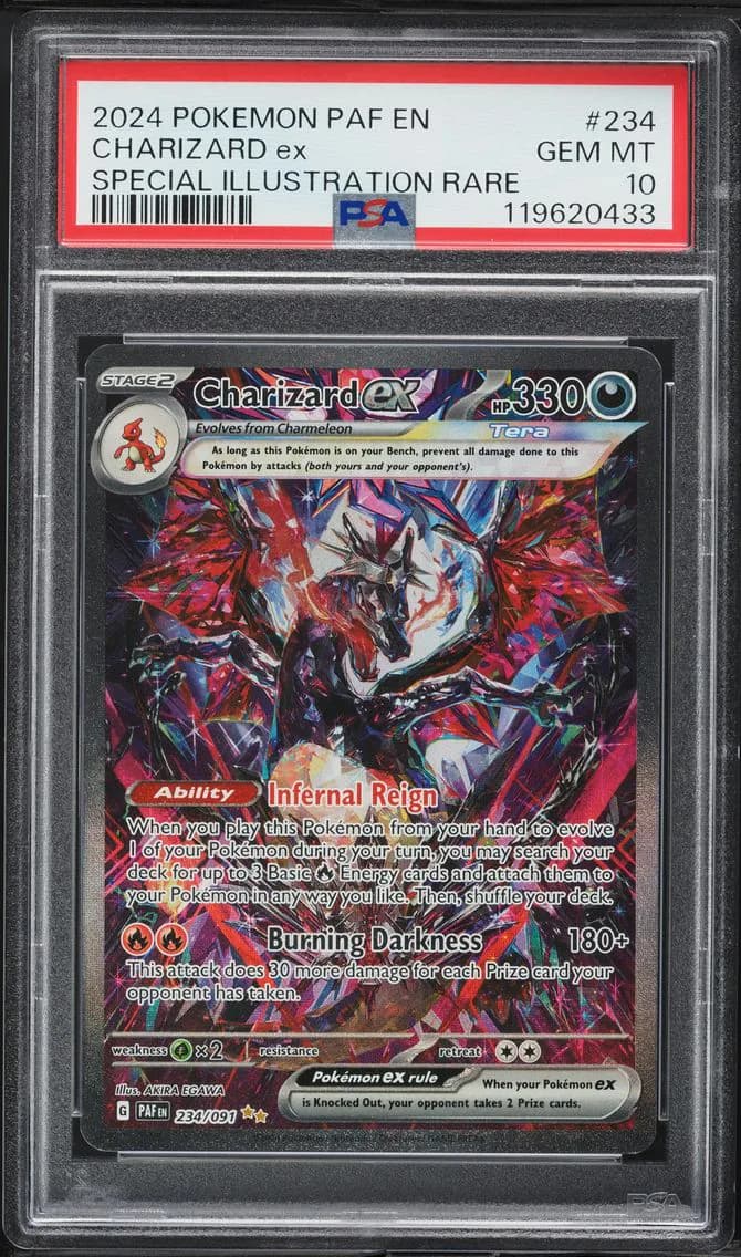 Charizard ex slab