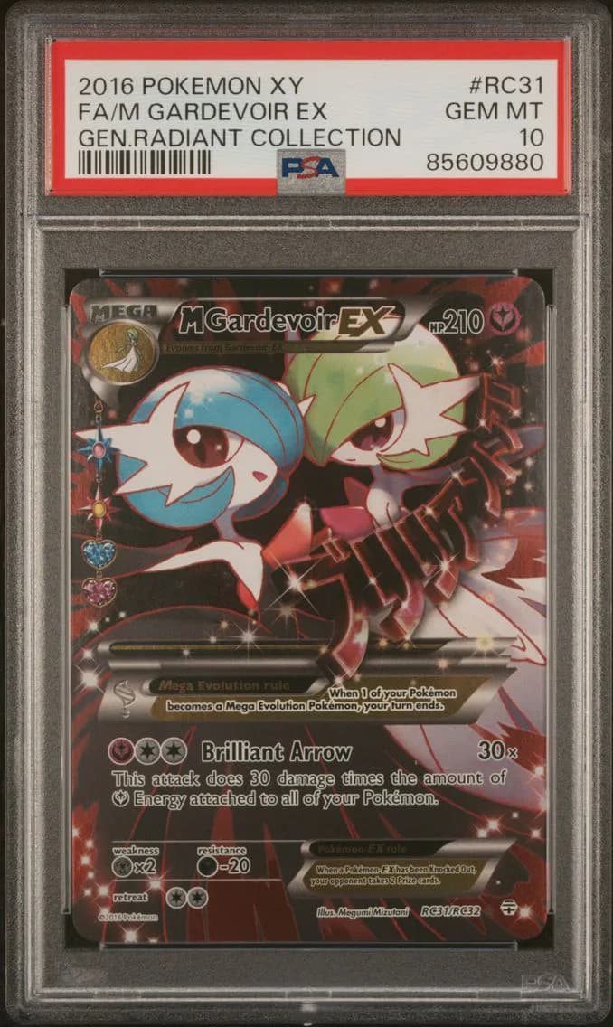 2016 #RC31 Full Art/M Gardevoir EX PSA 10 XY Generations Radiant Collection Pokemon
