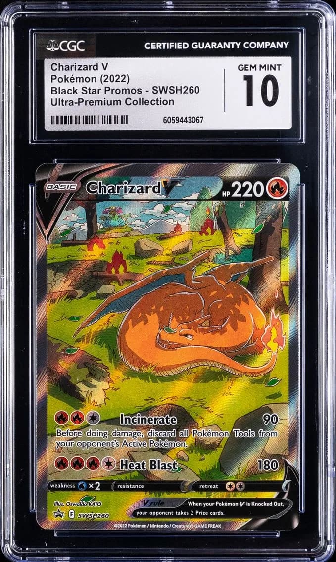 Charizard V slab