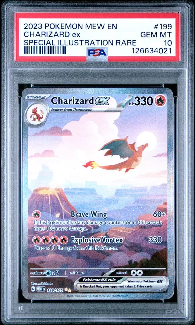 Charizard ex slab