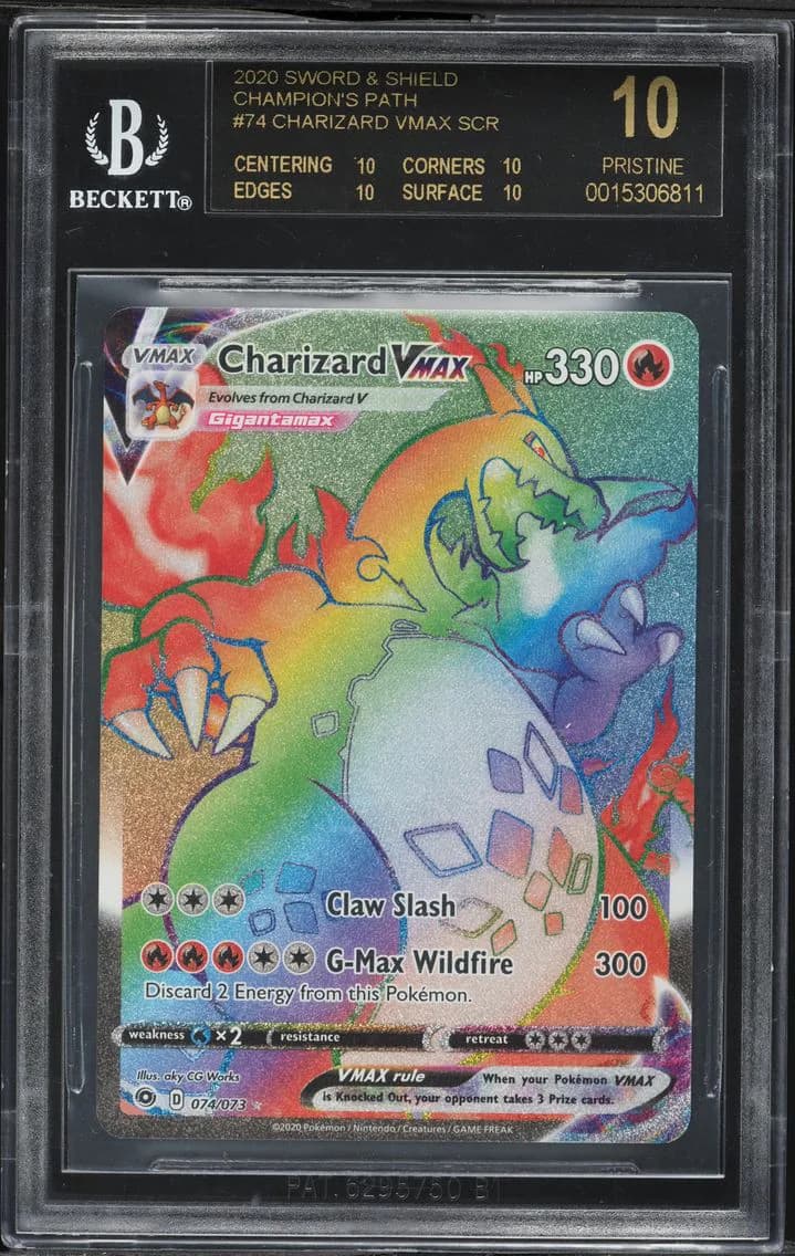 Charizard VMAX slab