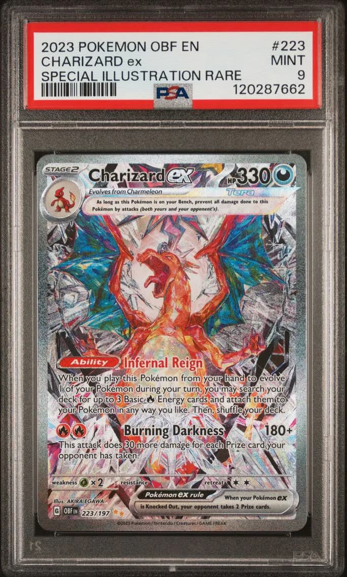 Charizard ex slab