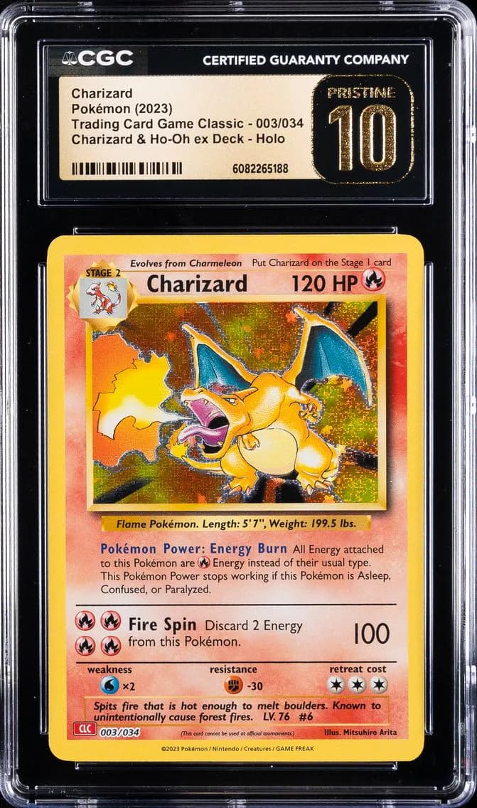 Charizard ex slab