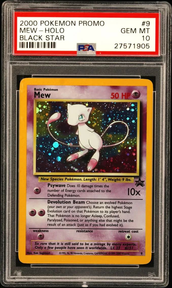 2000 #9 Mew-Holo PSA 10 Promo Black Star