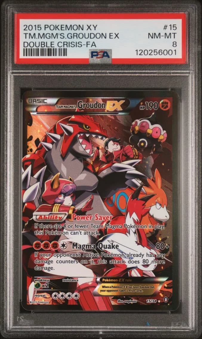 Team Magma's Groudon-EX slab