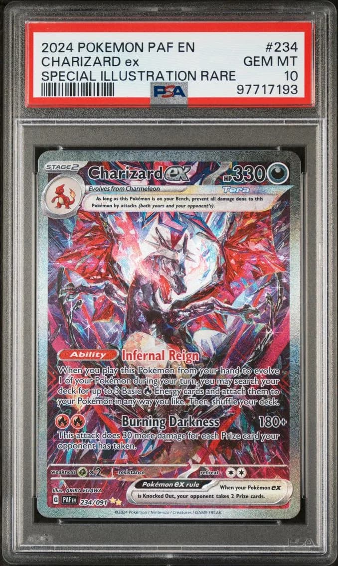 Charizard ex slab