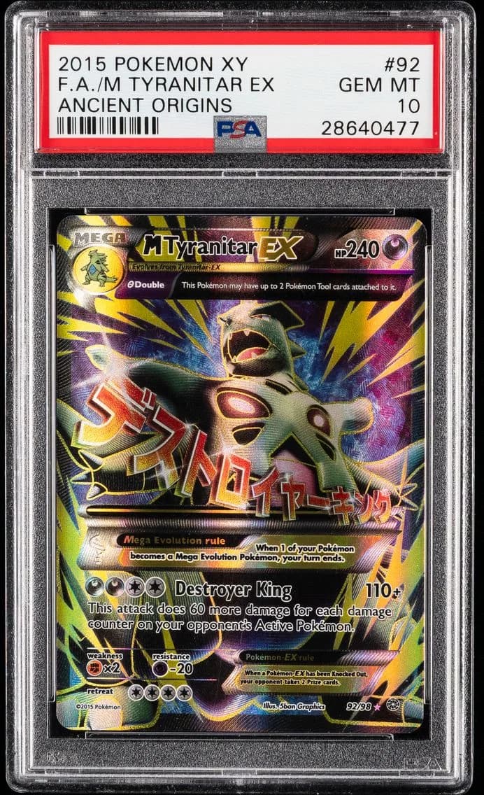 M Tyranitar-EX slab