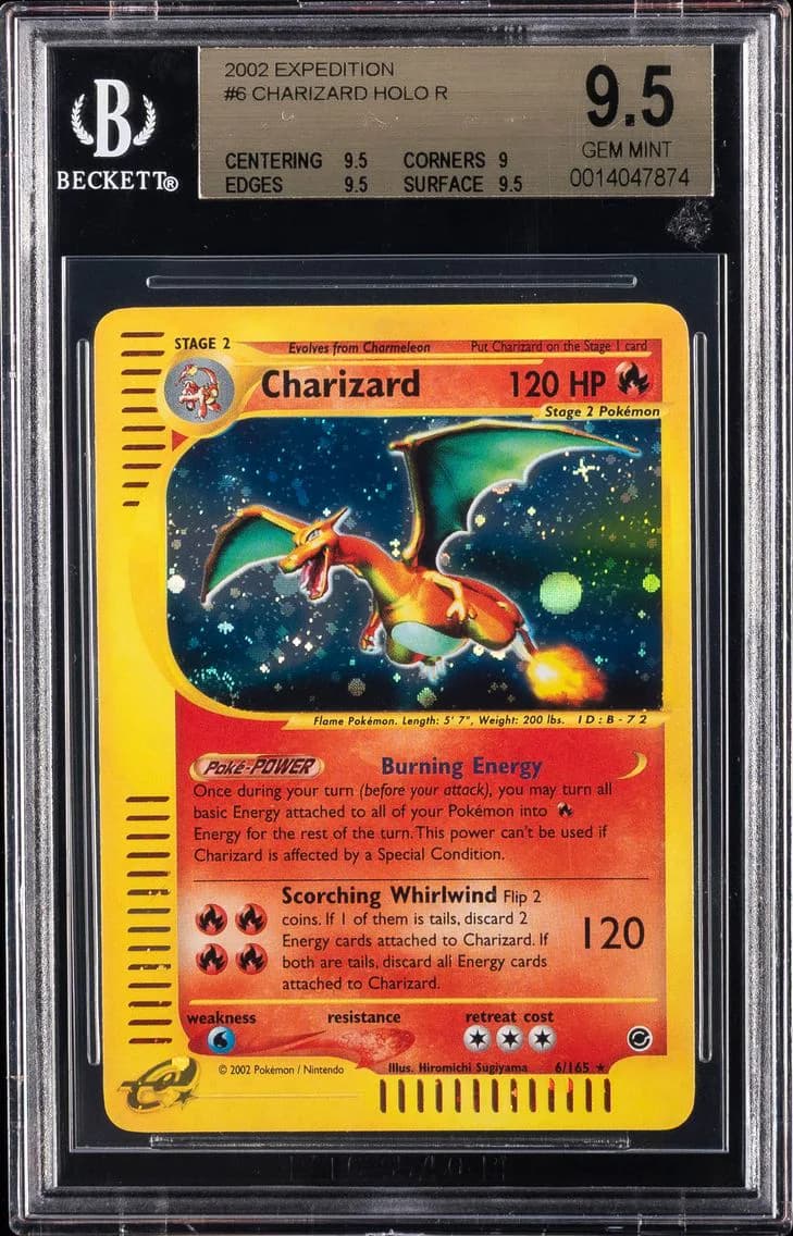 Charizard slab