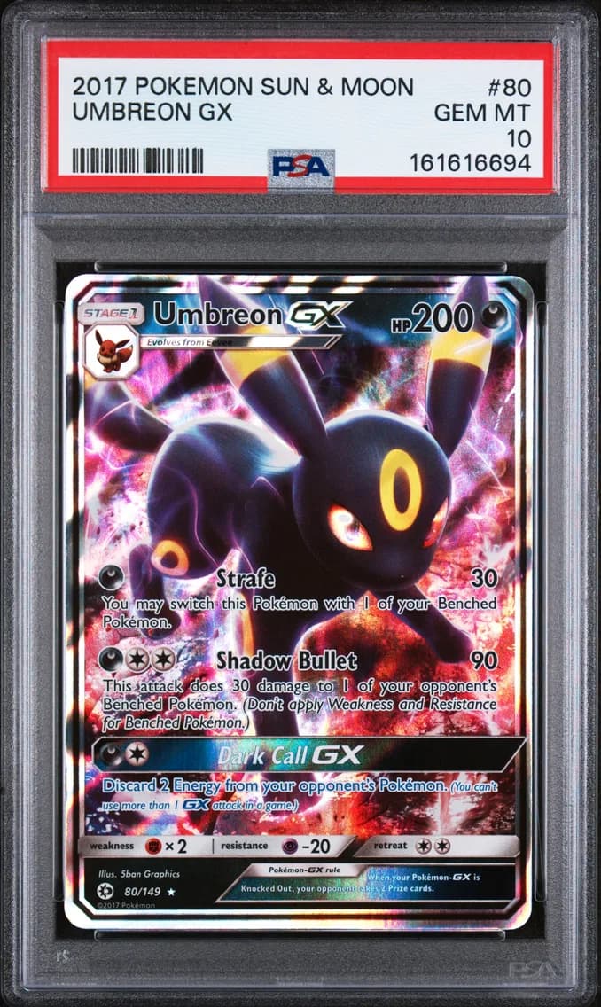 Umbreon-GX slab