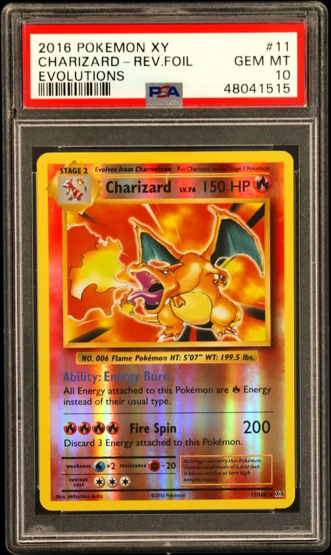 Charizard slab