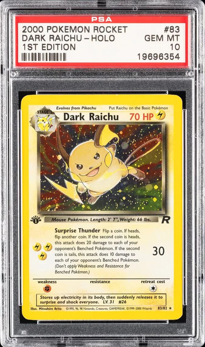 Dark Raichu slab
