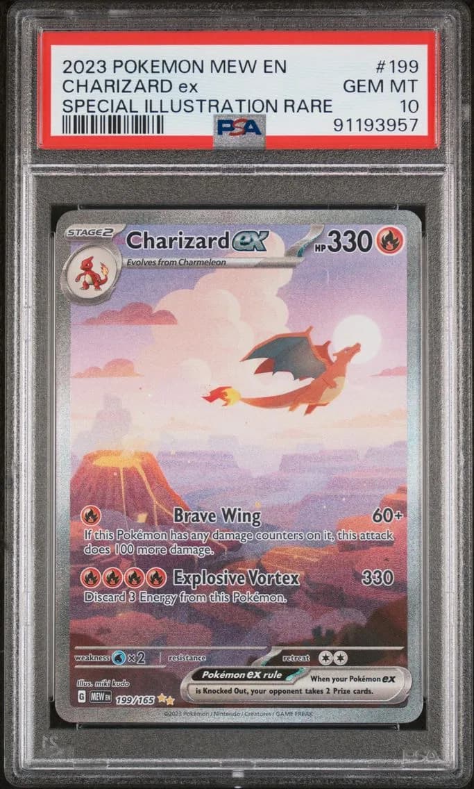 Charizard ex slab