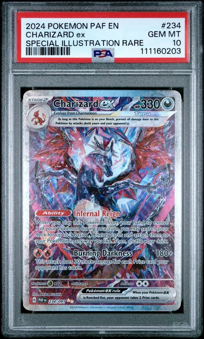 Charizard ex slab