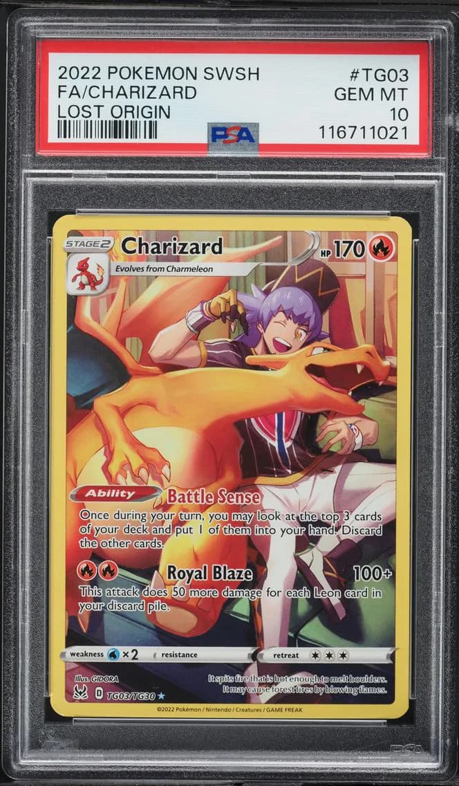 Charizard slab