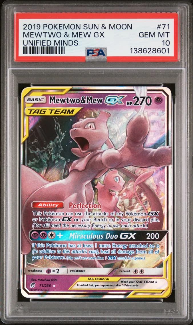 Mewtwo & Mew-GX slab