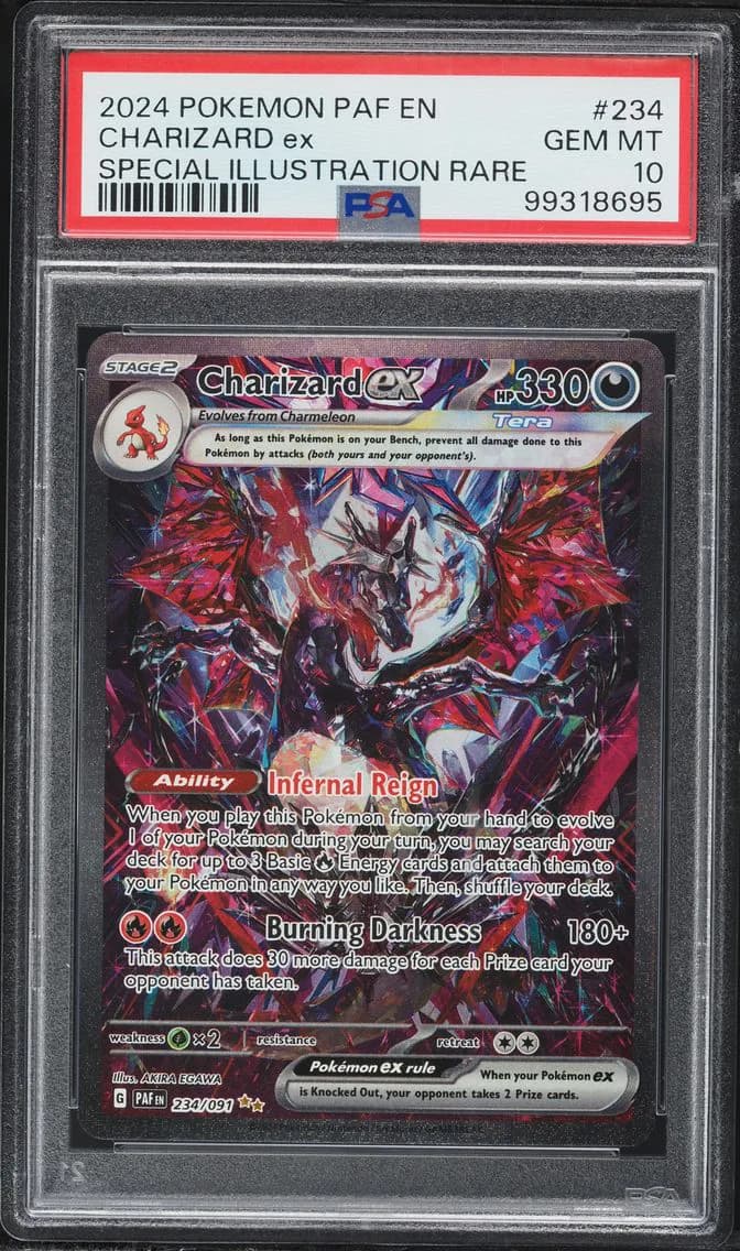 Charizard ex slab