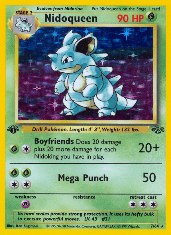 Nidoqueen printed card