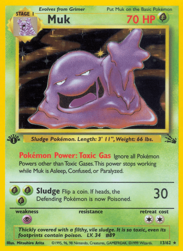 Muk printed card