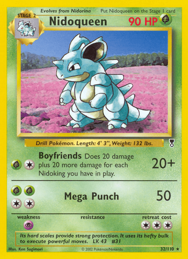Nidoqueen printed card