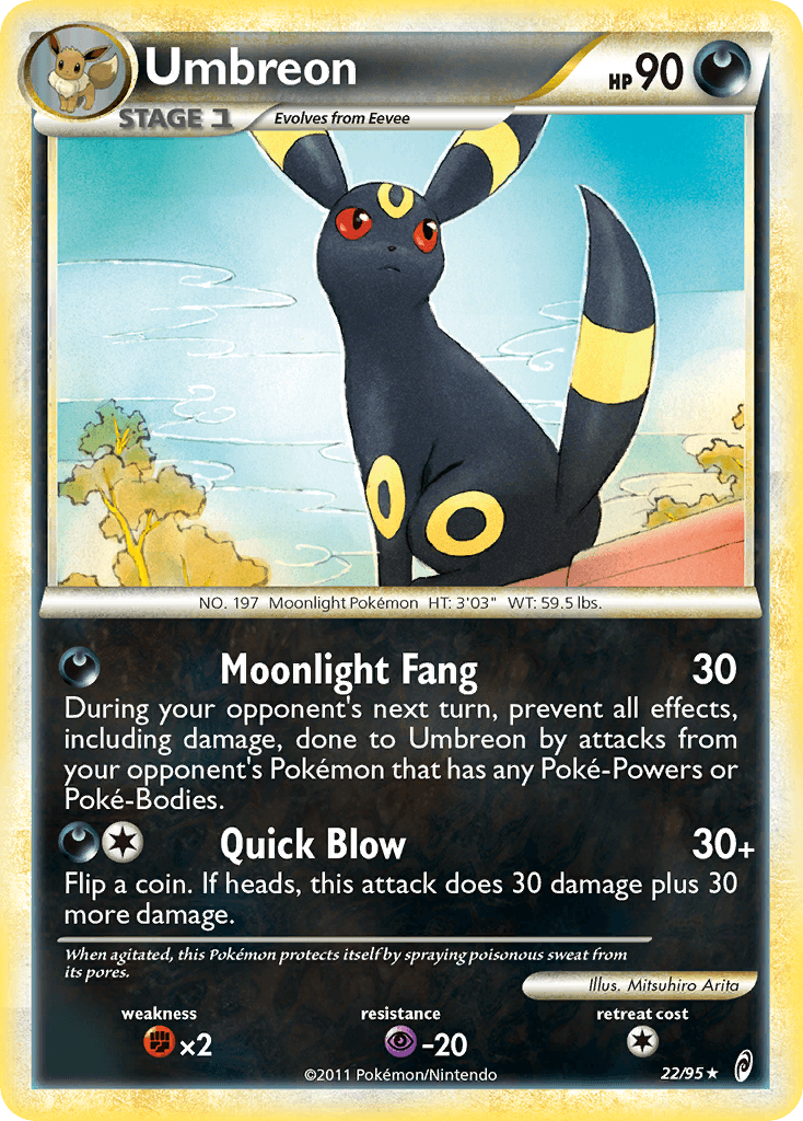Umbreon printed card