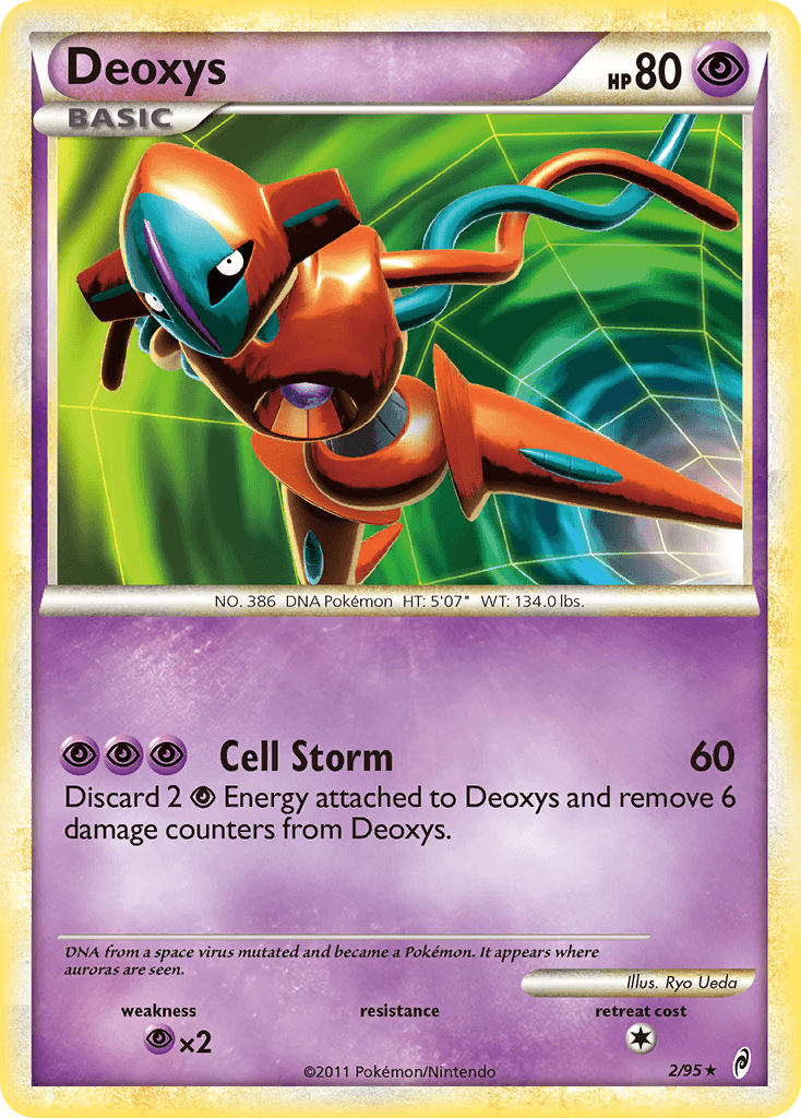 Deoxys printed card
