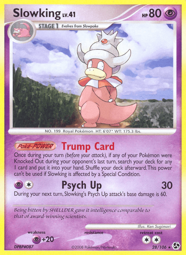 Slowking printed card