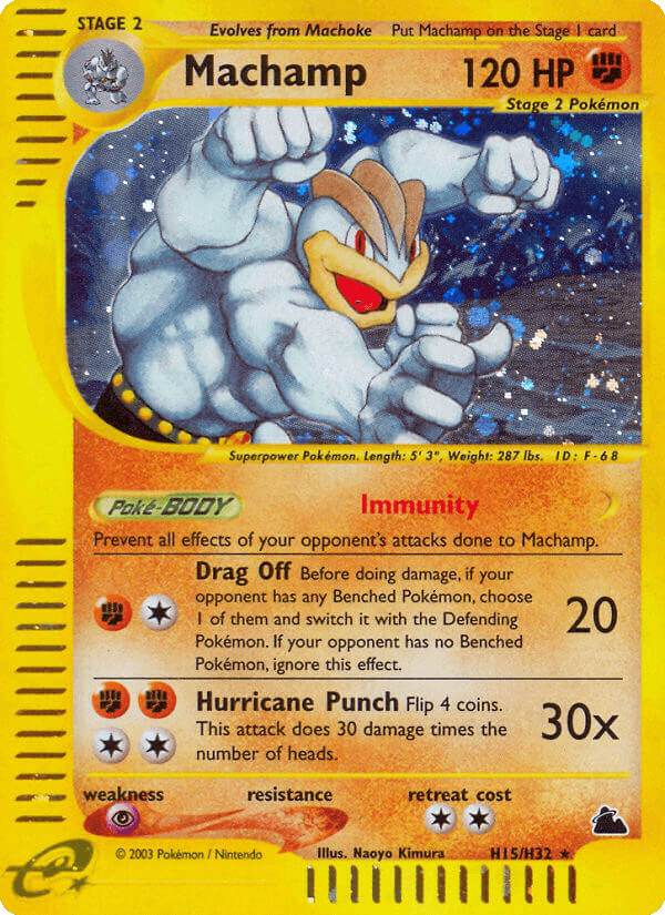 Machamp printed card