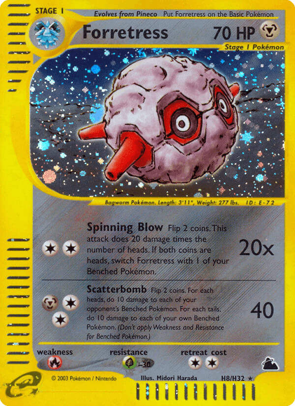 Forretress printed card