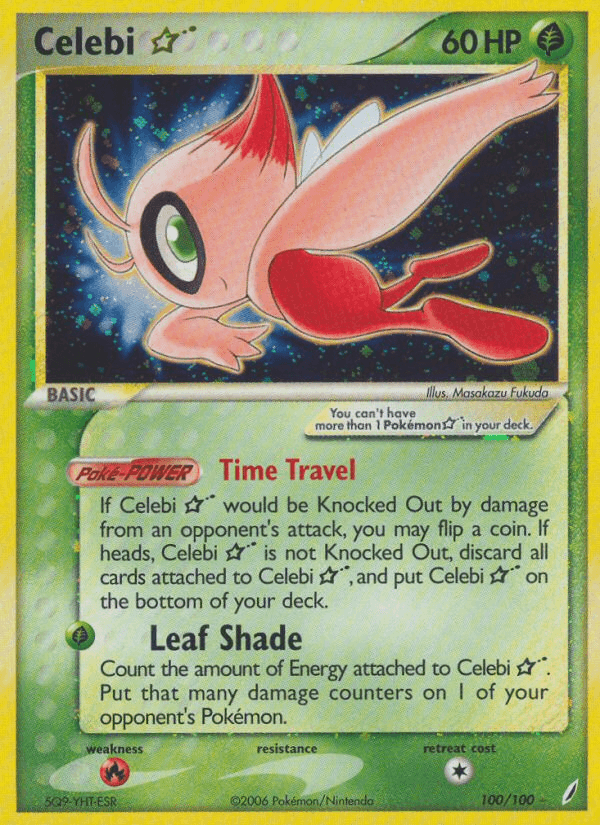 Celebi ★ printed card