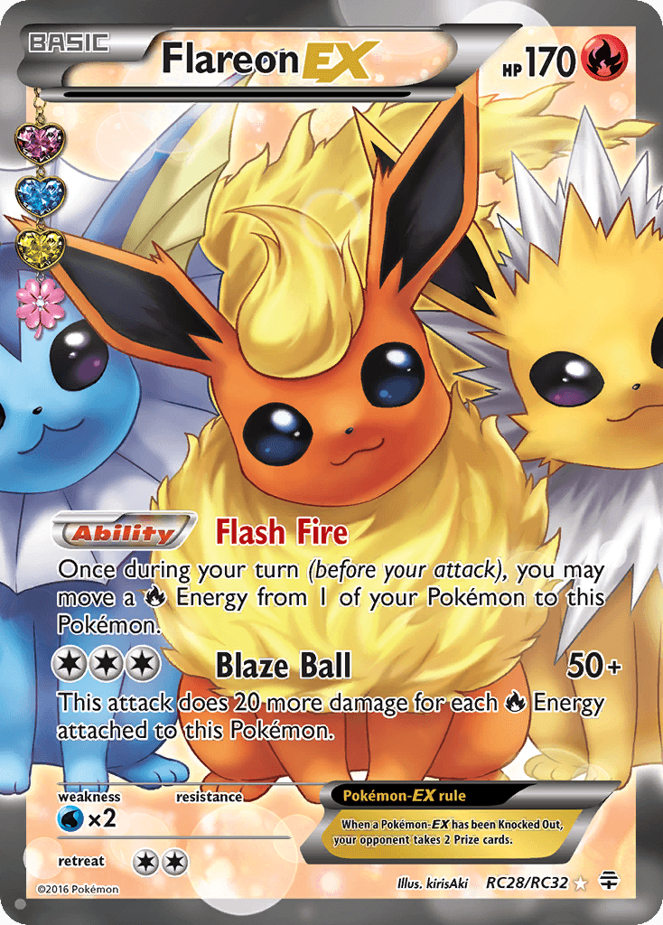 Flareon-EX printed card