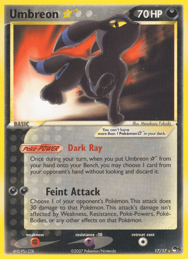 Umbreon ★ printed card