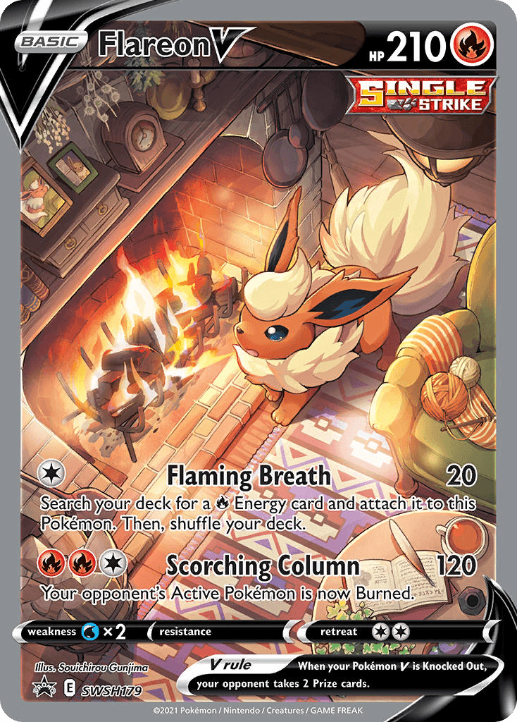 Flareon V printed card