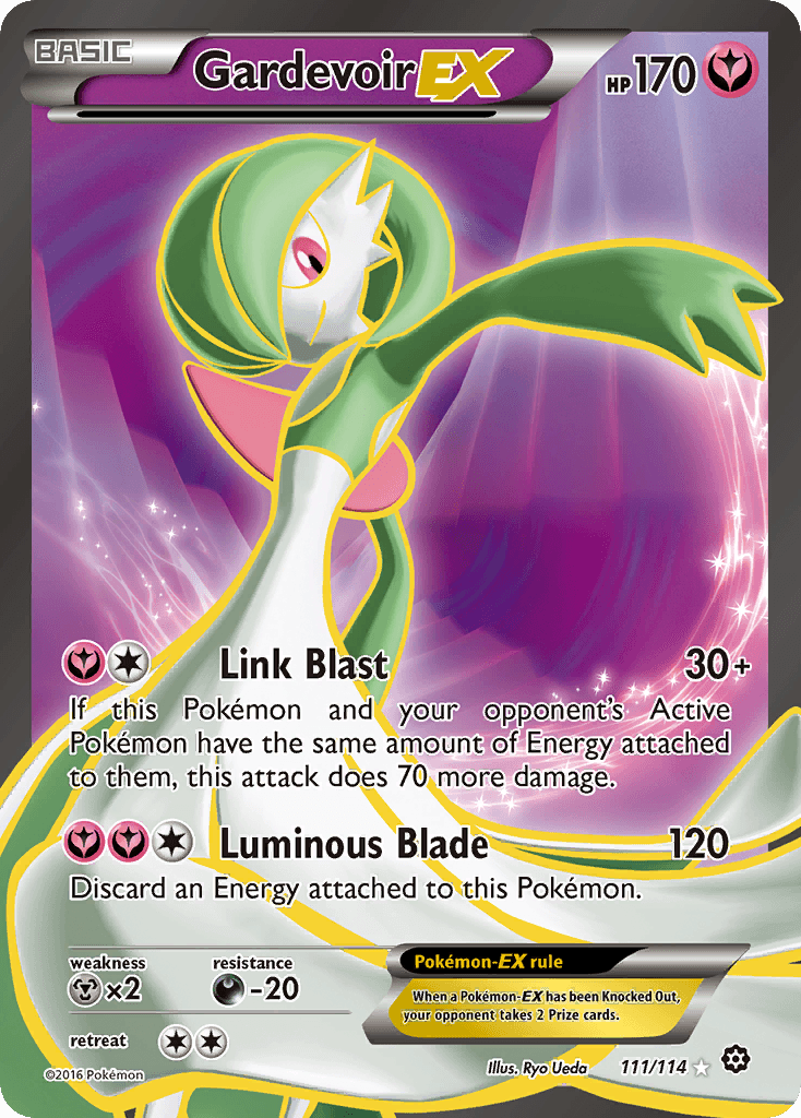 Gardevoir-EX printed card