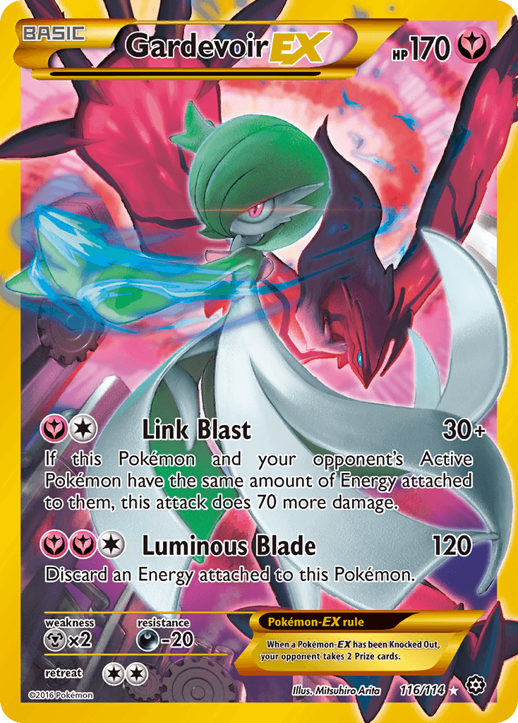 Gardevoir-EX printed card