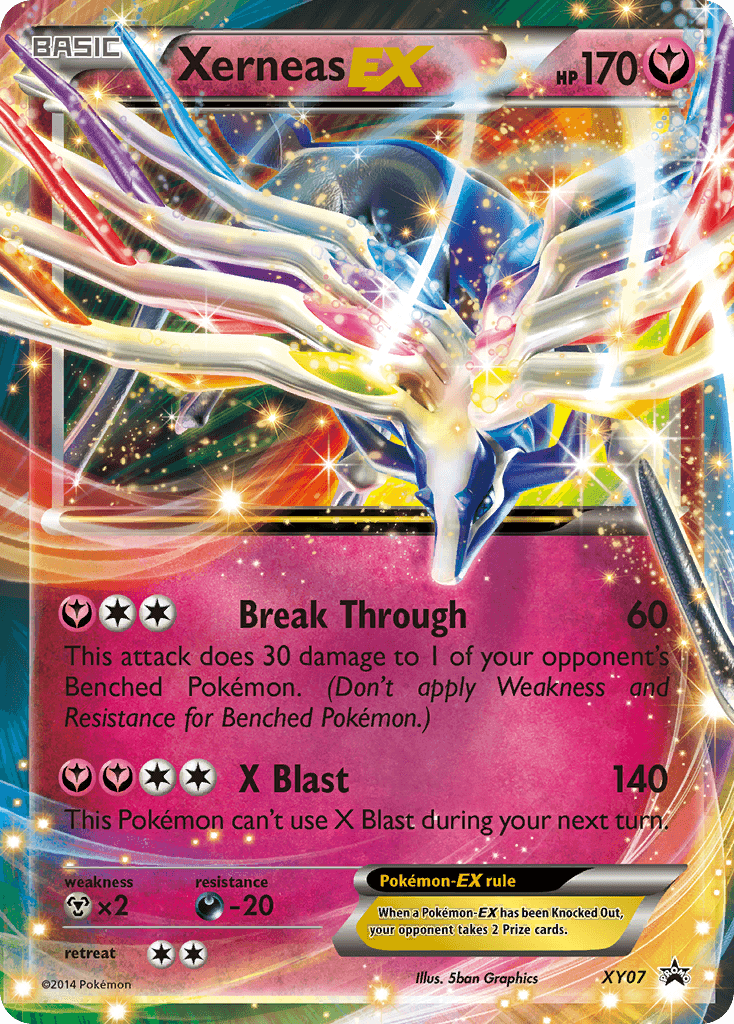 Xerneas-EX printed card
