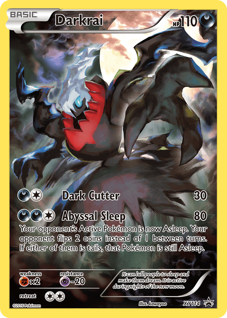 Darkrai printed card